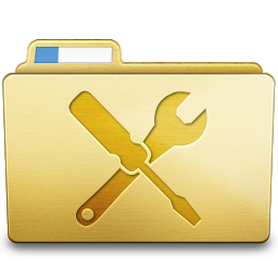 Yellow Utilities Icon 256x256 png